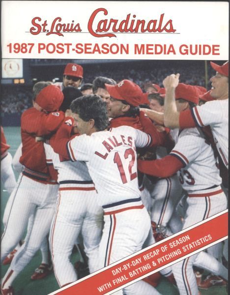 1987 St Louis Cardinals Post Season